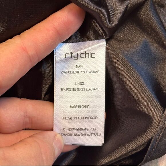 City Chic Maxi Blush Rose Dress NWT SZ 18 - Picture 15 of 15